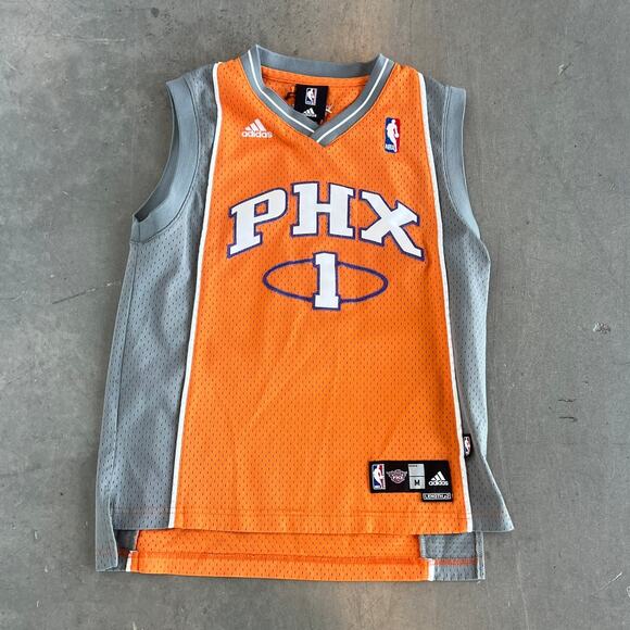 Vintage Y2K Phoenix Suns Stoudemire Jersey Adidas NBA Basketball Orange Youth M - Picture 2 of 5